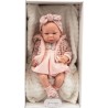 Arias - Bambola bebè con cuscino, rosa. 40cm, POS200059