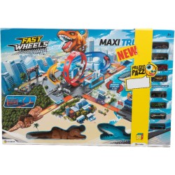 Fast Wheels Pista Playset Con Dino di Giocheria GGI250179
