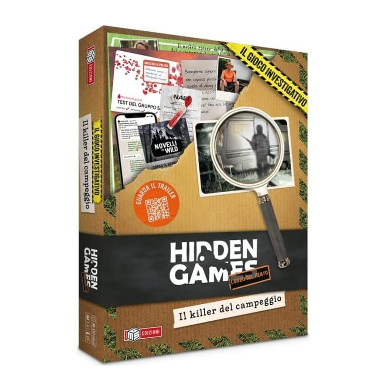 Hidden Games - Il Killer Del Campeggio. Gioco da tavolo