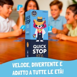 ATM Gaming QUICKSTOP Kids - Gioco di Carte per Bambini e Famiglie - Età 7+ - Da 2 a 7 Giocatori - Divertente e Veloce - Gioco d