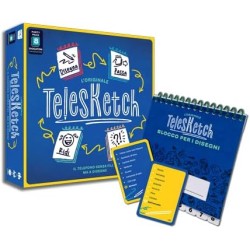 Asmodee Telesketch, Nuova Versione, Gioco da Tavolo, 10+ Anni, 4-8 Giocatori, Edizione in Italiano