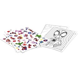 Crayola, Album da Colorare con Sticker Spidey, 32 pagine e 4 fogli di adesivi inclusi, 04-0738
