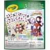 Crayola, Album da Colorare con Sticker Spidey, 32 pagine e 4 fogli di adesivi inclusi, 04-0738