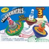 ColourWhirls, la Trottola dei Colori, Set con 3 Trottole, Colori Assortiti, Sfide in Famiglia e con gli Amici, Gioco e Regalo C