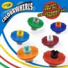 ColourWhirls, la Trottola dei Colori, Set con 3 Trottole, Colori Assortiti, Sfide in Famiglia e con gli Amici, Gioco e Regalo C