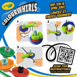 ColourWhirls, la Trottola dei Colori, Set con 3 Trottole, Colori Assortiti, Sfide in Famiglia e con gli Amici, Gioco e Regalo C