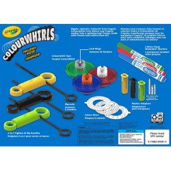ColourWhirls, la Trottola dei Colori, Set con 3 Trottole, Colori Assortiti, Sfide in Famiglia e con gli Amici, Gioco e Regalo C