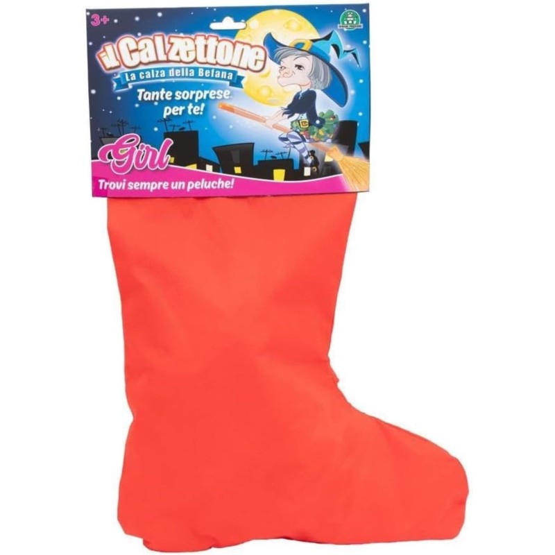 Giochi Preziosi - Calzettone Girl, Calza Befana per Bambina con Giocattoli, Regalo per Le Feste con Sorprese A Partire dai 3 An
