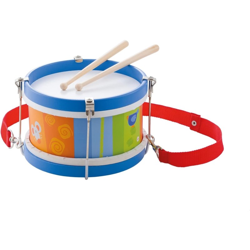 SEVI Tamburo | Trudi by Strumenti Giocattolo Bambini. Gioco Bimbo Musicale per Imparare a Suonare | 22x16x22cm | Strumenti Musi