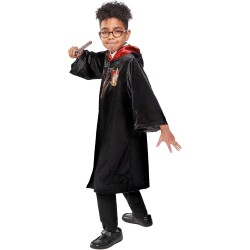 Rubies Costume Harry Potter Deluxe per Bambino e Bambina, Licenza Ufficiale, 142 - 154 cm Tg.TW (11/12 anni), Tunica con Cappuc