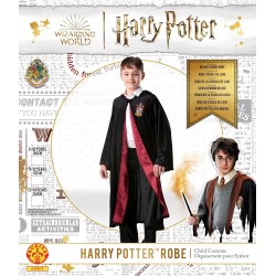 Rubies Costume Harry Potter Deluxe per Bambino e Bambina, Licenza Ufficiale, 142 - 154 cm Tg.TW (11/12 anni), Tunica con Cappuc