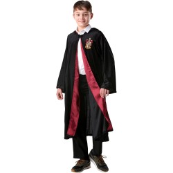 Rubies Costume Harry Potter Deluxe per Bambino e Bambina, Licenza Ufficiale, 134 - 140 cm Tg.XL (9/10 anni), Tunica con Cappucc