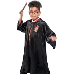Rubies Costume Harry Potter Deluxe per Bambino e Bambina, Licenza Ufficiale, 134 - 140 cm Tg.XL (9/10 anni), Tunica con Cappucc