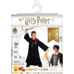 Rubies Costume Harry Potter Deluxe per Bambino e Bambina, Licenza Ufficiale, 134 - 140 cm Tg.XL (9/10 anni), Tunica con Cappucc
