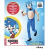 Rubies Costume Sonic The Hedgehog per bambino e bambina Tg.S (7/8 anni) 122-128 cm, Tuta e maschera, Licenza Ufficiale Sega