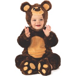 Rubies Costume Orsacchiotto Teddy, colore marrone, 1-2 anni (701869-T)