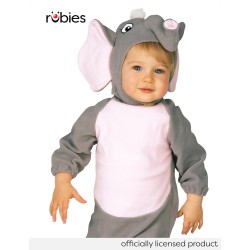 Rubies Costume Elefante per neonato 18/24 mesi, Tuta con cappuccio e coda