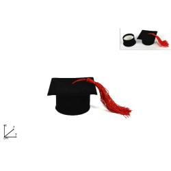 Scatola Tocco Laurea Nero