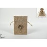 Sacchetto Juta con Albero della Vita 13x10 cm
