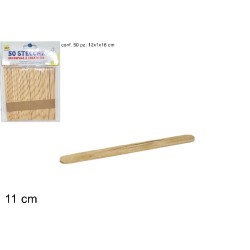 Stecche 50 Pezzi 11 cm Color Naturale, x Decoupage
