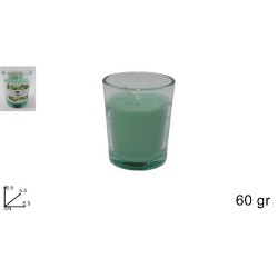 Candela Profumata Mela in Bicchiere