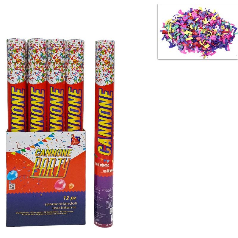 Cannone Party 50 cm, Uso interno