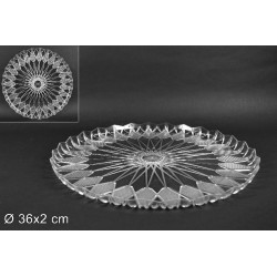Vassoio Stella Ø 36 cm Trasparente