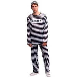 Rubies - Costume da Prigioniero Adulto, S8953