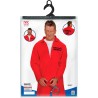 Widmann - Costume Adulto Tg.XXL da detenuto, tuta e manette, prigioniero, galeotto, 60400
