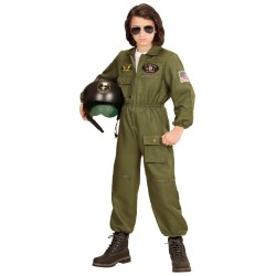 Widmann - Pilota di Jet da combattimento (tuta) (140 cm / 8-10 anni), 65537