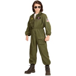 Widmann - Pilota di Jet da combattimento (tuta) (140 cm / 8-10 anni), 65537