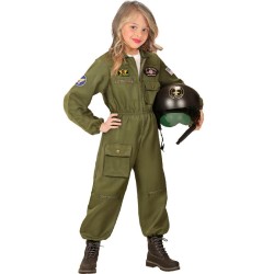 Widmann - Pilota di Jet da combattimento (tuta) (140 cm / 8-10 anni), 65537