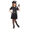 Widmann - Vestito Poliziotta (5/7 anni) 128 cm (vestito, cintura, cappello), 65556