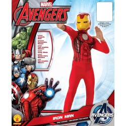 Rubies - Iron Man Costume Bambino Multicolore, Tg.L (7/9 anni) 640921-L