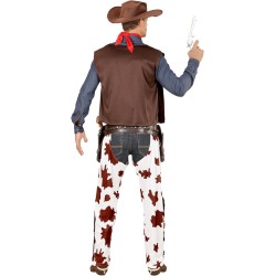 Widmann - Costume Cowboy, selvaggio west, bandito, costumi in maschera Adulto Tg.M, 07272