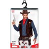 Widmann - Costume Cowboy, selvaggio west, bandito, costumi in maschera Adulto Tg.M, 07272