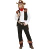 Widmann - Costume bambino cowboy, wild west, ranger, ragazzo rodeo, costumi in maschera 116 cm