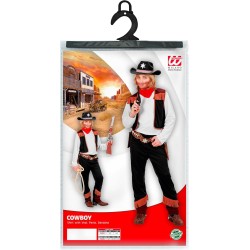 Widmann - Costume bambino cowboy, wild west, ranger, ragazzo rodeo, costumi in maschera 116 cm