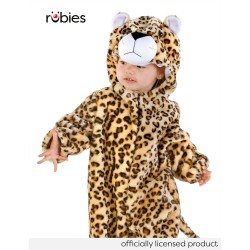 Rubies - Costume Leopardo per bambini, con coda e cappello, taglia 12-18 mesi, S8434-T