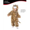 Rubies - Costume Leopardo per bambini, con coda e cappello, taglia 12-18 mesi, S8434-T