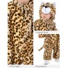 Rubies - Costume Leopardo per bambini, con coda e cappello, taglia 12-18 mesi, S8434-T
