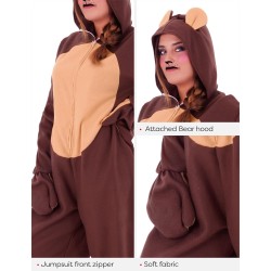 Rubies - Costume Orso Pardo, Animale, Adulti, Unisex, Taglia Unica, S8442