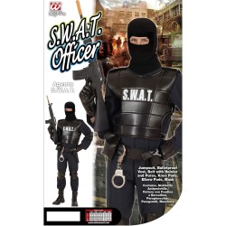 Widmann - Costume Ufficiale S.W.A.T., Uniforme, Polizia, Forze Speciali, Tg.S Adulto, 55341