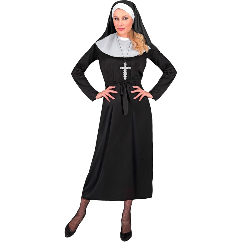 Widmann - Costume da suora, abito, suora del convento, costume da chiesa, Tg.M Adulto, 27522