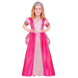 Widmann - Vestito Principessa (vestito, tiara) (128 cm / 5-7 anni), 95316