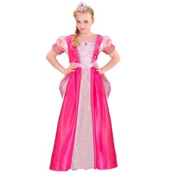 Widmann - Vestito Principessa (vestito, tiara) (128 cm / 5-7 anni), 95316