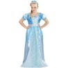 Widmann -Costume da principessa delle nevi per bambini 8/10 anni 140 cm , abito lungo, carnevale, festa a tema