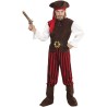 Widmann - Costume per bambini Pirata dei Caraibi, corsaro, bandito, bucaniere 128 cm / 5-7 Anni, 65646