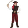 Widmann - Costume per bambini Pirata dei Caraibi, corsaro, bandito, bucaniere 128 cm / 5-7 Anni, 65646
