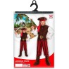 Widmann - Costume per bambini Pirata dei Caraibi, corsaro, bandito, bucaniere 128 cm / 5-7 Anni, 65646